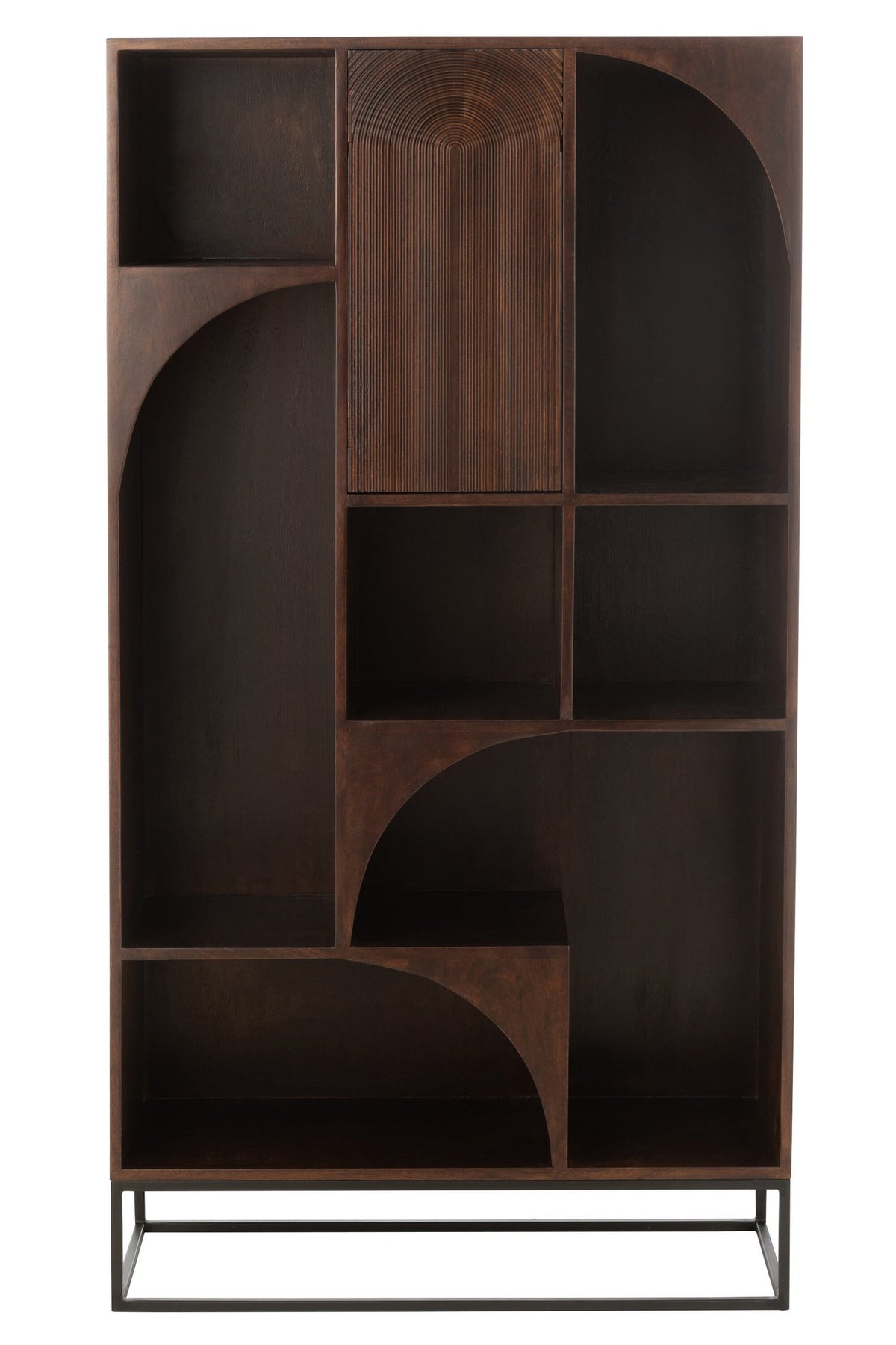 J-Line Rek Mode Mango Hout/Mdf Bruin