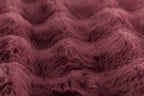 Cushion (filled) Bubble rabbit fur - 45x45 cM