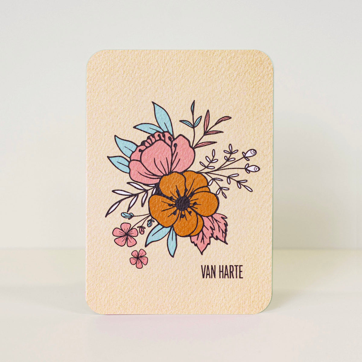 Postcard 'Dank je wel'