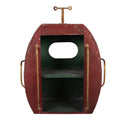 Wandkast 48x26x60 cm Rood Metaal