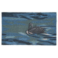 Deurmat 75x45 cm Blauw Kokos Eend Kokosmat