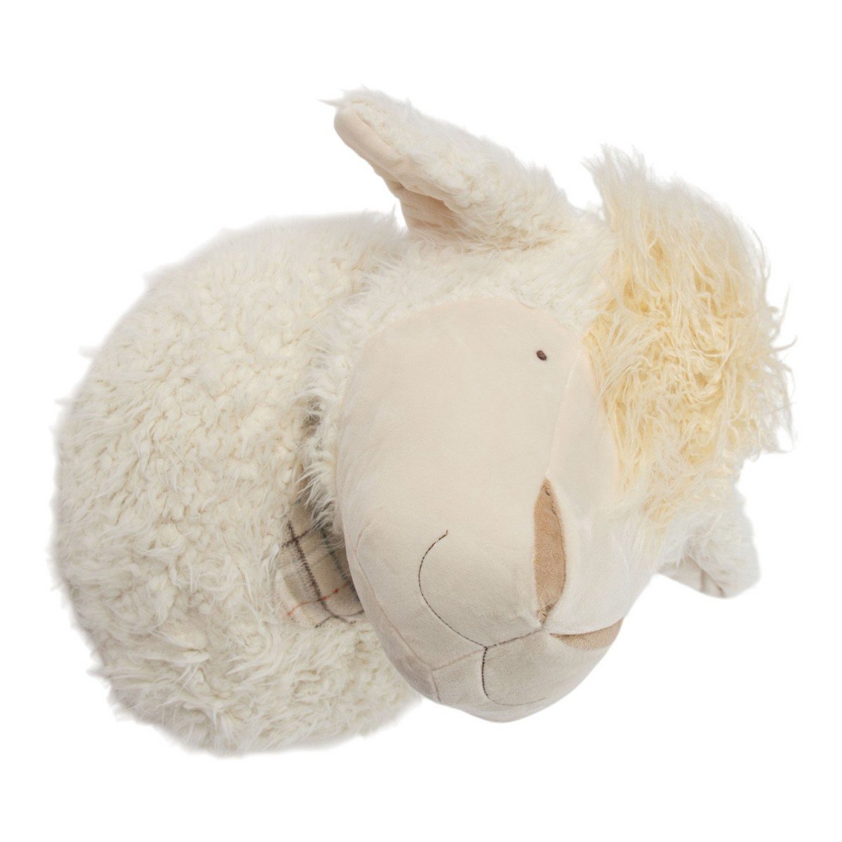 Wandkop Alpaca gebroken wit XL