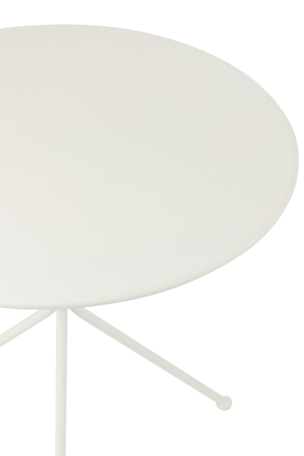 J-Line tafel Tripod Rond - metaal - wit - L