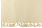 J-Line deken Chenille - polyester - ecru