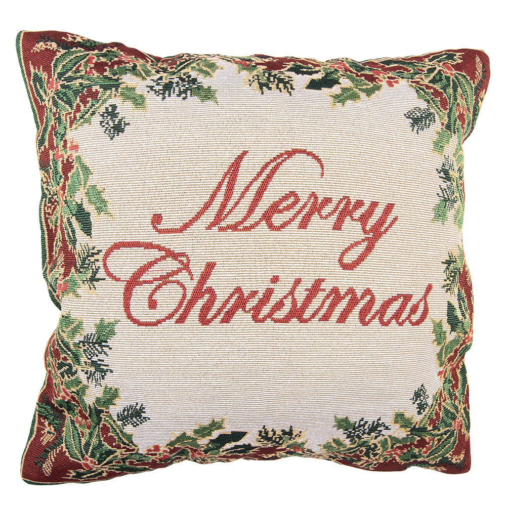 Sierkussen 44x44 cm Beige Polyester