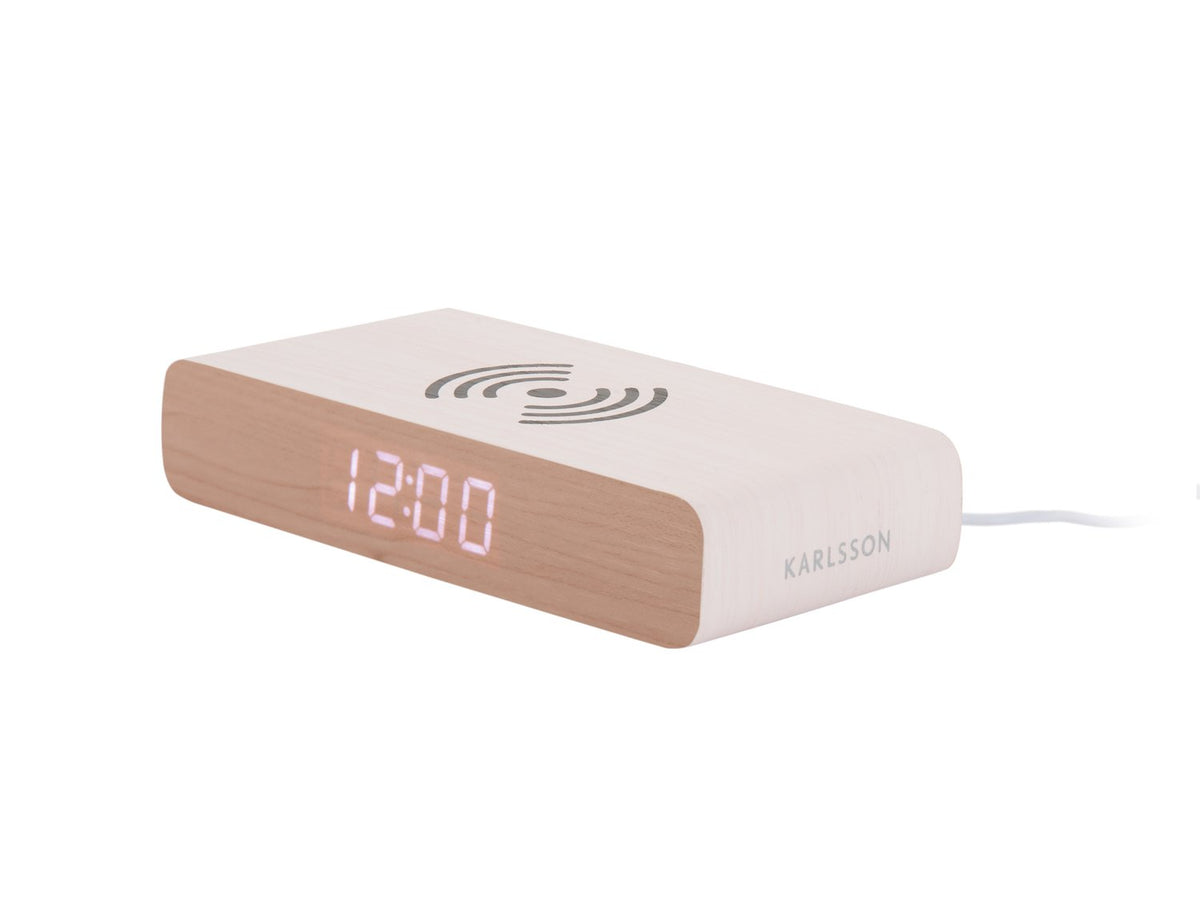Wekker Retro plat LED