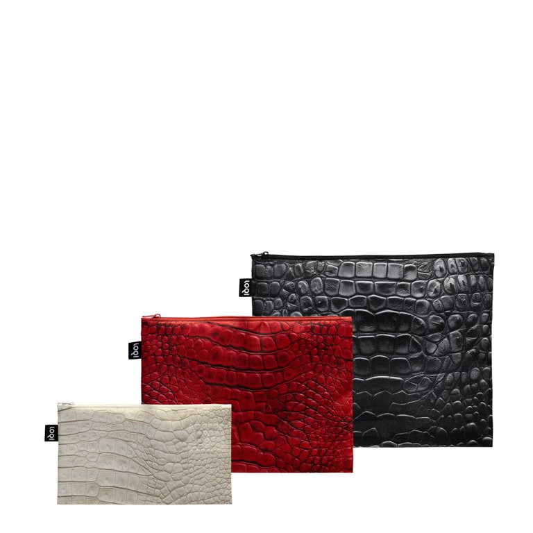 Loqi Zip Pockets - Crocodile