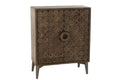 J-Line Kast 2 Deuren Mangohout/Mdf Bruin