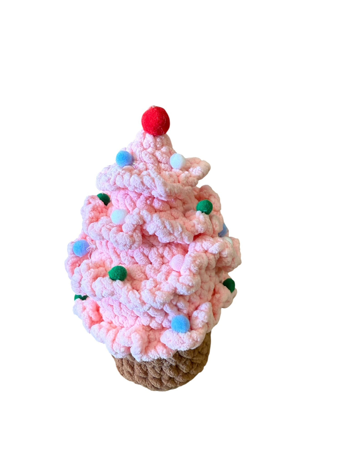 Haak kerstboom roze