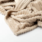 Dutch Decor Marthy - Plaid 140x180 cm - Puimsteen - Beige