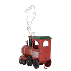 Kerstdecoratie Beeld 63x15x38 cm Rood Metaal