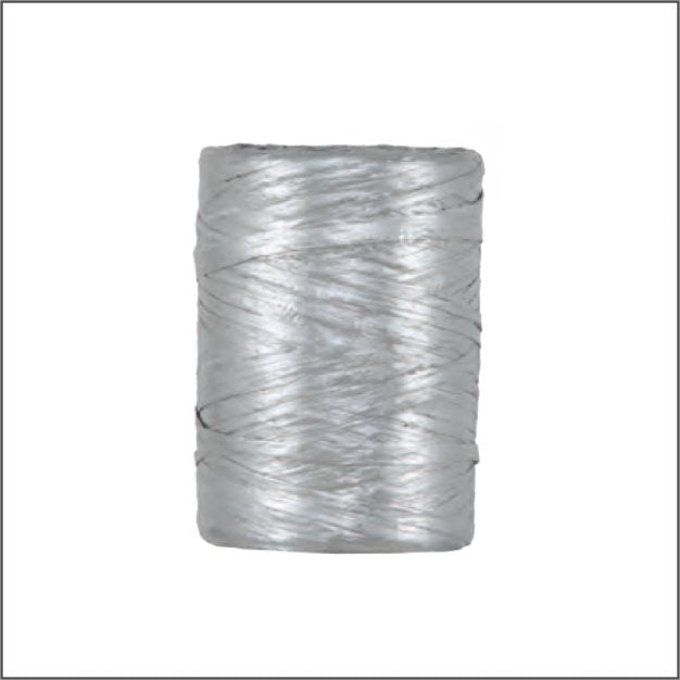 Paper Raffia 100 meter – zilver
