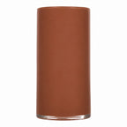 Cilinder Astra solid donker terra h30 d15cm