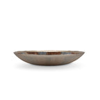 Decoratieve schaal 40xH6,5cm glas herfst Cosmo