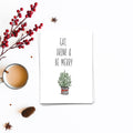 Eet, drink en wees vrolijk - Weihnachtskarte 10er set