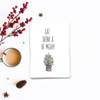 Eet, drink en wees vrolijk - Weihnachtskarte 10er set