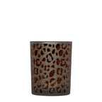 Theelichthouder luipaard stippen small 8cm