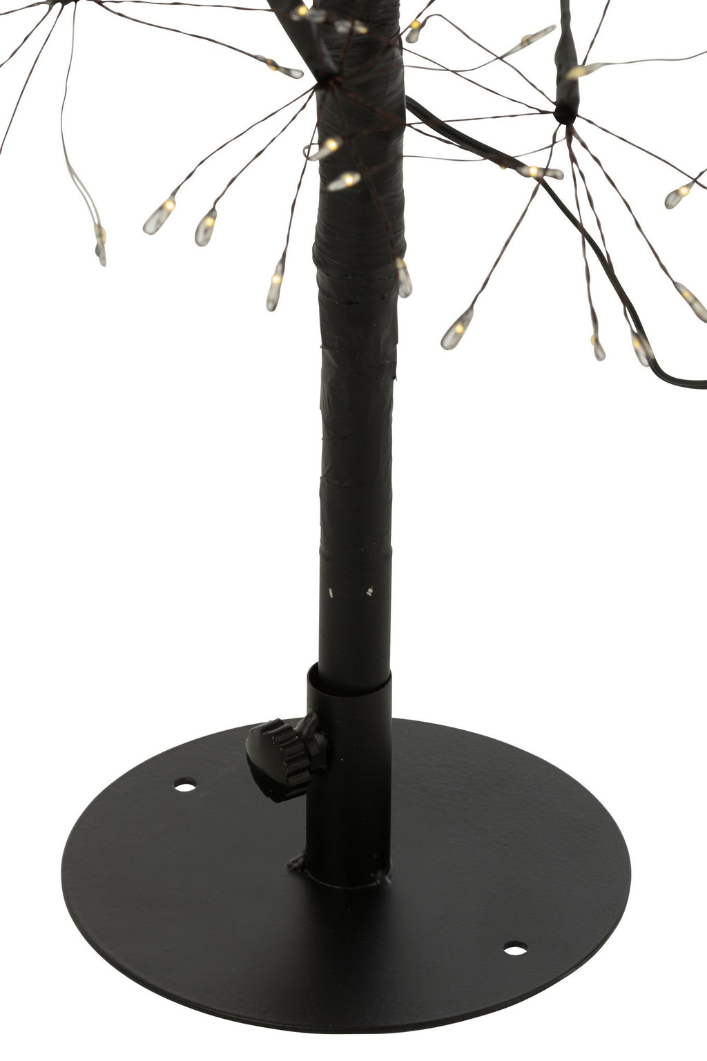 J-Line decoratie Boom - warm witte - ijzer - zwart - S - LED