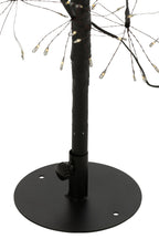 J-Line decoratie Boom - warm witte - ijzer - zwart - S - LED