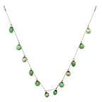 Kerstbal set van 12 Ø 5 cm / 190 cm Groen Glas Kertshanger