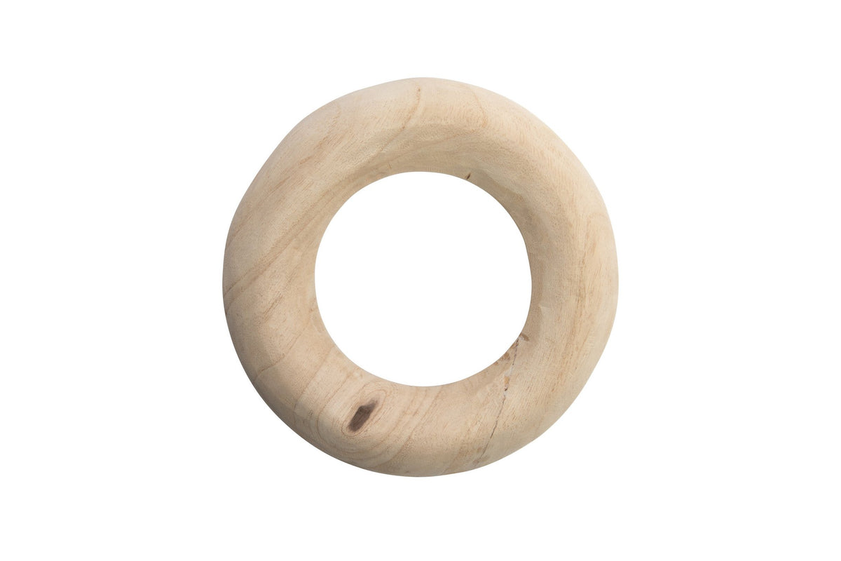 Paulownia houten ring 19x4cm naturel