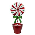 Kerstdecoratie Lolly 12x9x26 cm Rood Metaal