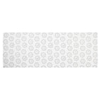 Tafelloper 50x140 cm Wit Grijs Katoen Kat Tafelkleed