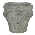 Bloempot 17x17x16 cm Grijs Groen Steen Bloempot Binnen
