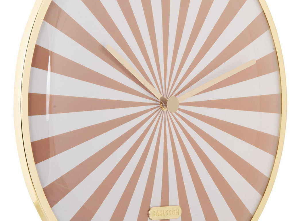 Wandklok Candy Swirl Dome