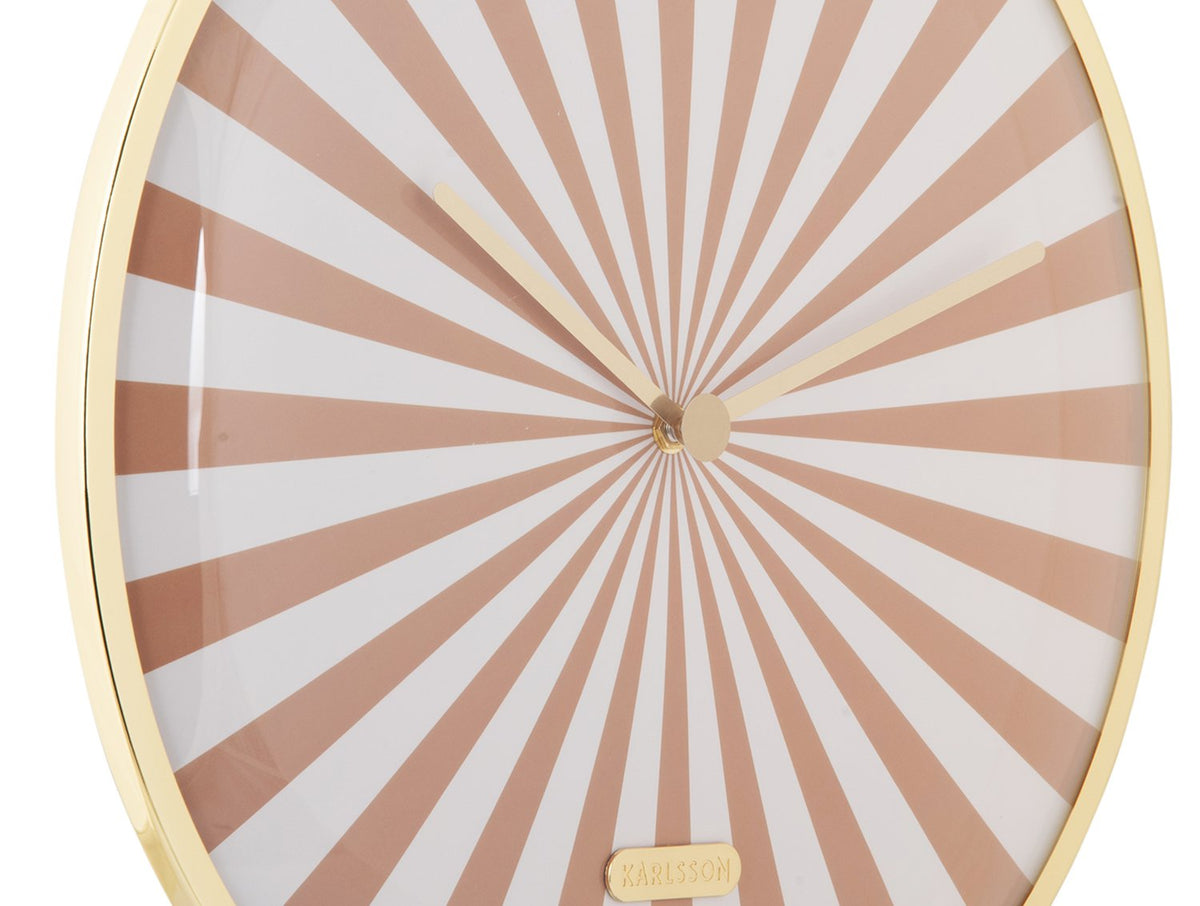 Wandklok Candy Swirl Dome