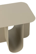 J-Line Bijzettafel Vierkant Metaal Beige