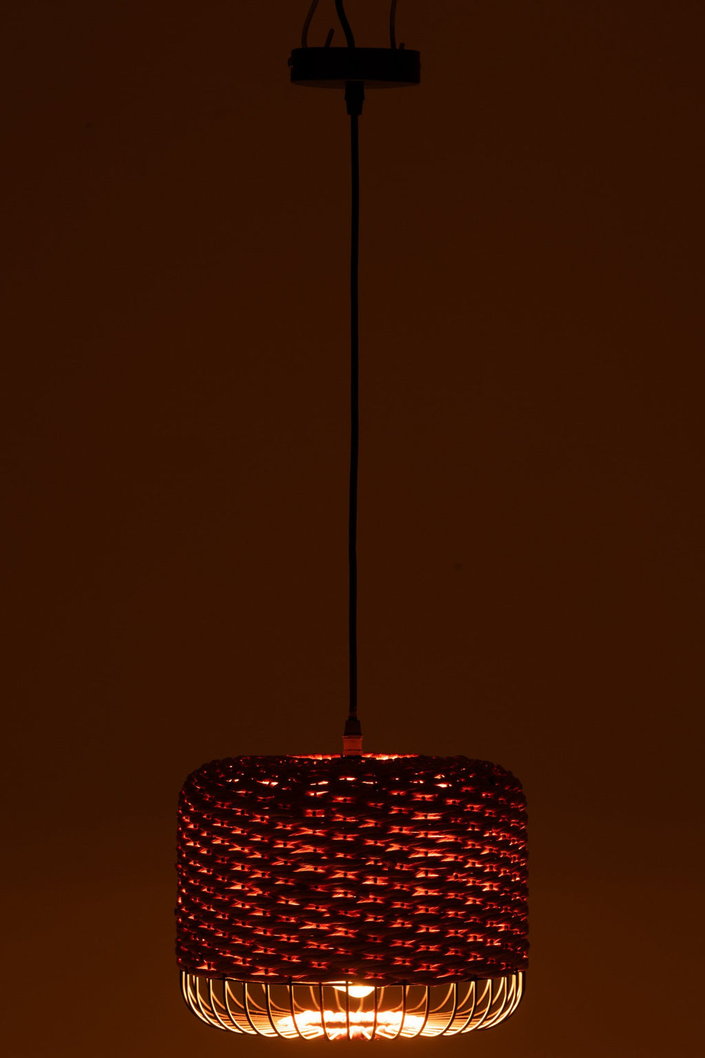 J-Line Plafondlamp Metaal Oranje