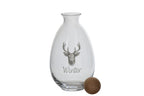 J-Line kan hert - glas - wit/naturel