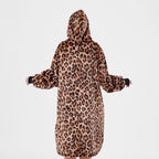 Textino Cheetah - Hoodie 70x110 cm - Dames - Tabaksbruin - Bruin
