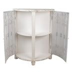 Wandkast Wit, Hout en IJzer 81x32x103 cm