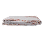 Bedsprei 2-persoons Wit Rood Katoen Sprei