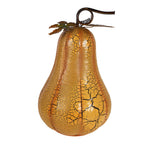Decoratie Beeld Pompoen Ø 28x47 cm Oranje Metaal
