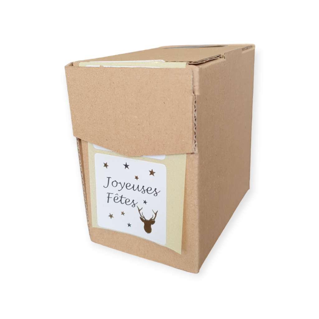Joyeuses fêtes - wensetiket - rol van 500
