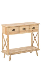 J-Line Consoletafel Chamonix - dennenhout - naturel
