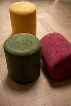 J-Line Poef - MDF - groen