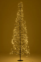 J-Line decoratie Boom 3000 Led - metaal - zwart - L