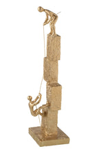 J-Line decoratie Klimmen Modern - polyresin - goud