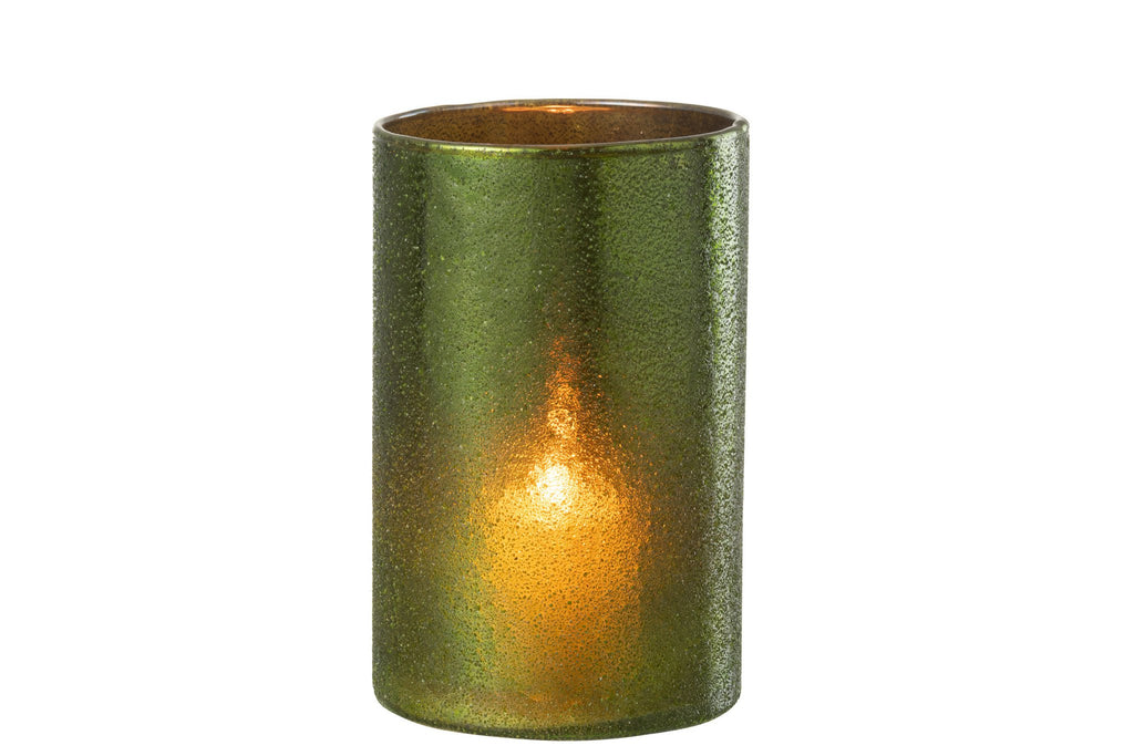 J-Line lantaarnspiegel - glas - groen - groot