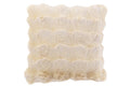 J-Line Kussen Wave Polyester Crème