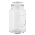 Voorraadpot Deksel Ø 12x21 cm Transparant Glas