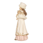 Kerstdecoratie Beeld Kind 8x7x17 cm Beige Kunststof