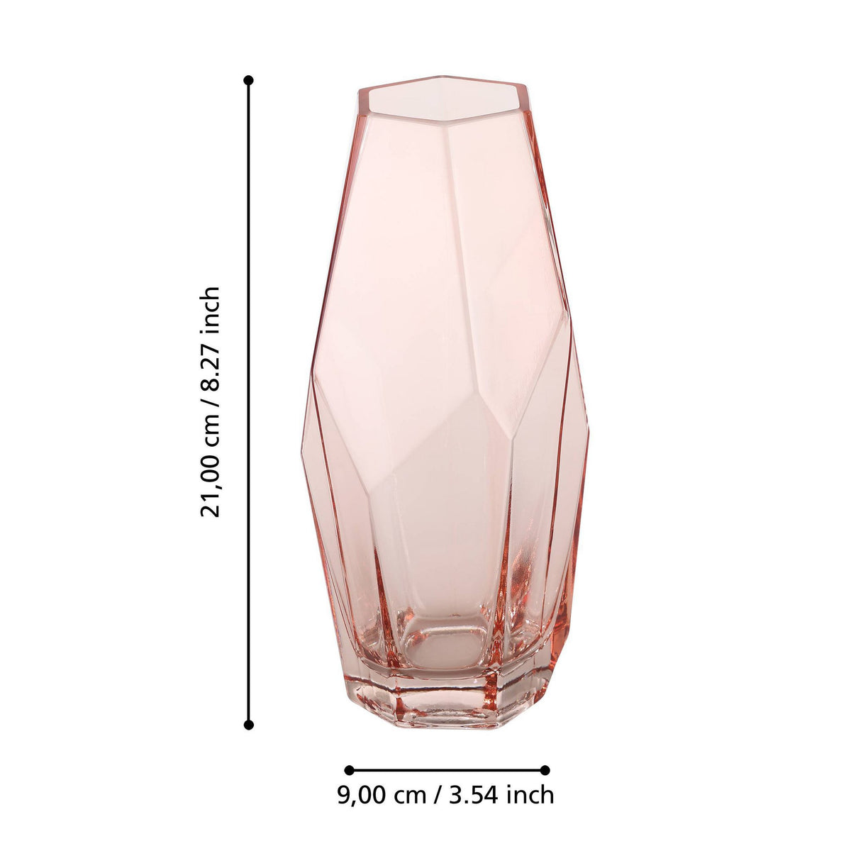 Vaas Clonony Roze 9x21cm
