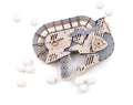 Eco Wood Art (EWA) 3D Mechanische Puzzel, Ping Pong Gun, 4189, 38,7x9,6x29,8cm