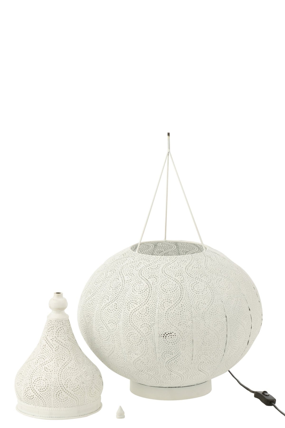 J-Line lamp Aladin - metaal - wit - small