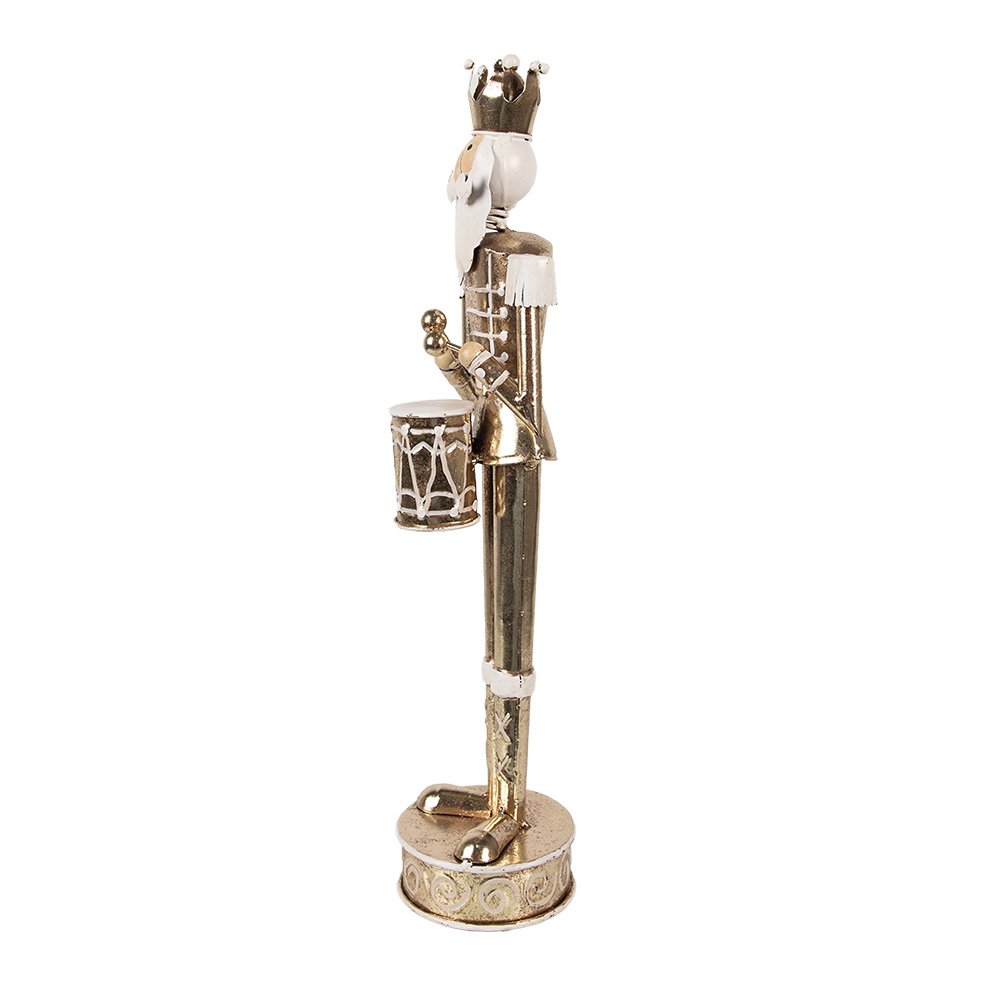 Kerstdecoratie Notenkraker 38 cm Goudkleurig Metaal